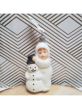 DisneyParks Kinder of Winter Fun Child Snowman Ornament